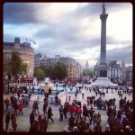Beautiful Trafalgar! #trafalgarsquare #bigben #london #photosofengland #uk #londra #cold #november #trafalgar #square