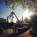 E abbiamo anche il lunapark! #turnhamgreenfunfair #games #rollercoaster #park #london #londra #londonlife #funfair