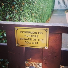 #pokemon #pokemongo #hunters #beware of the #dogshit #chiswick #london #pokermon #pokémon #dog #shit